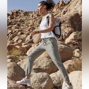 Athleta Farallon Jogger Palm Green Pants